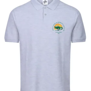 CLASSIC POLO LIGHT GREY LOGO